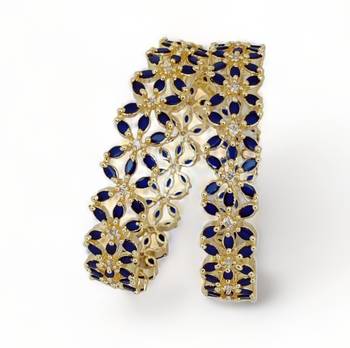 star gold plated bangles (pack of 2) 2