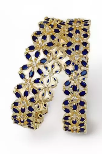 star gold plated bangles (pack of 2)