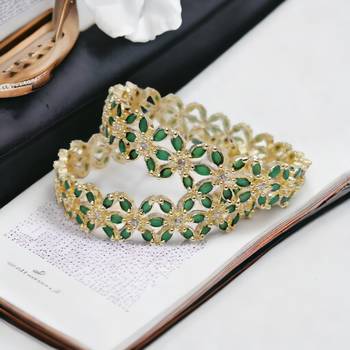 star gold plated bangles (pack of 2) 1