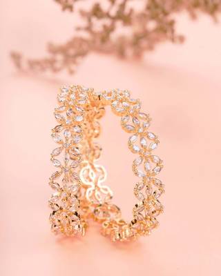 star gold plated bangles (pack of 2) 1