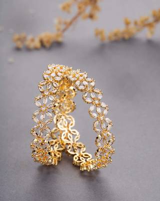 star gold plated bangles (pack of 2) 2