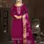 Burgundy colour smart partywear modal butti fabric girlish suit
