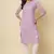 Ethnic purple colour thread chikankari embroidery work smart looking kurti