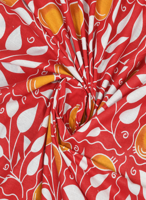 Runjhun 100% cotton floral printed double bedsheet with 2 pillow covers 4
