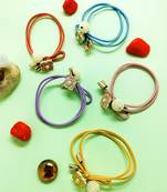   Stylish Charms Rubberband Multiolor Set of 5