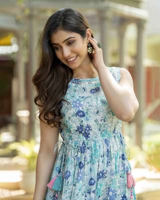 Cotton floral maxi dress for women girls 2