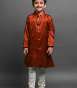 Vesham emblished kurta with pajama set for boys