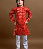 Vesham emblished kurta with pajama set for boys