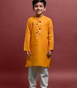 Vesham emblished kurta with pajama set for boys