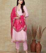 Viscose Silk Blend Fabric Sequence Embroidered Work Straight Cut Kurta, Pant and Dupatta Set