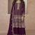 Purple festival wear embroidered salwar kameez