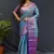 Dark blue jaccaurd work kanjivaram silk saree with blouse