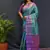 Green jaccaurd work kanjivaram silk saree with blouse