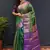 Light green jaccaurd work kanjivaram silk saree with blouse
