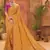 Mustard Colour Banarasi silk blend Kachhi Work Saree With Blouse