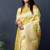 YELLOW Fresh Designer Banarasi SILK Saree With Silk Blouse