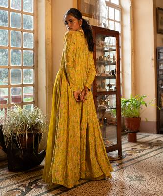 Yami yellow jacket pant set 2