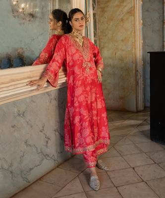 Riyah floral printed kurta set 1