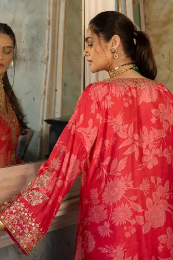 Riyah floral printed kurta set
