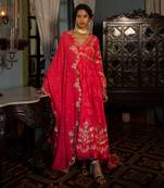 Aura embroidered anarkali set