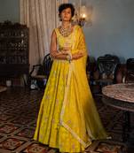 Ruya Yellow Lehenga Set