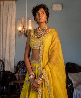 Ruya Yellow Lehenga Set 2