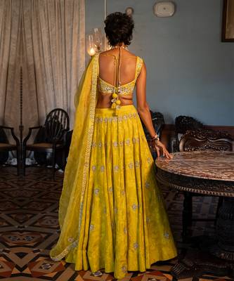 Ruya Yellow Lehenga Set 3