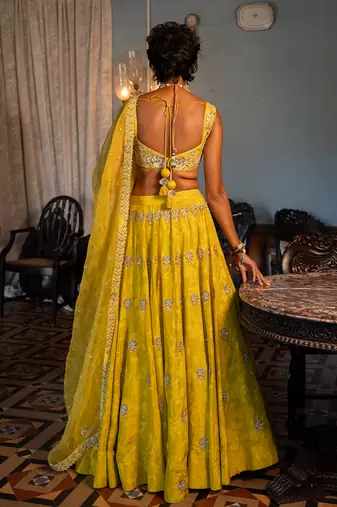 Ruya Yellow Lehenga Set