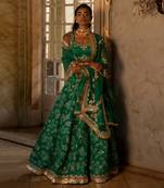 Adira Green Lehenga Set