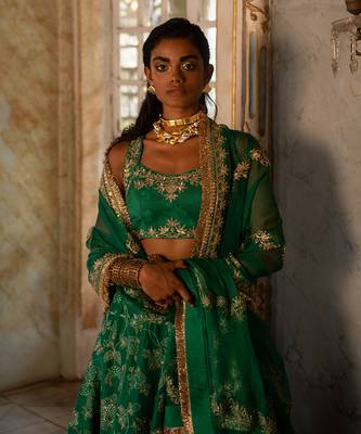 Adira Green Lehenga Set 2