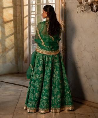 Adira Green Lehenga Set 3