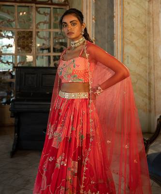 Alena Printed Lehenga Set 3