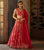 Eyana Red Lehenga Set
