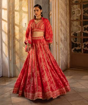 Eyana Red Lehenga Set 2