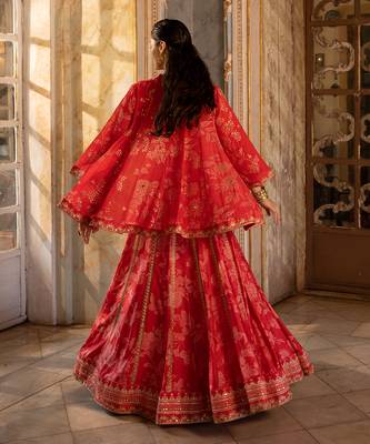 Eyana Red Lehenga Set 3