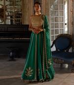 Zariya Green Lehenga Set