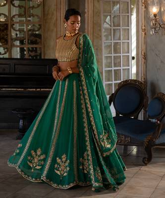 Zariya Green Lehenga Set 2