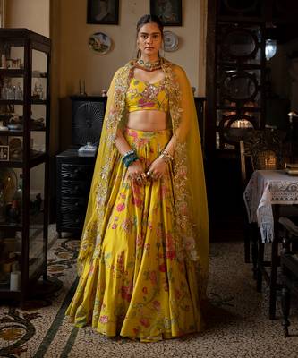 Inayya Yellow Lehenga Set 1