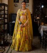 Inayya Yellow Lehenga Set