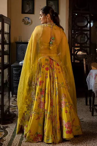 Inayya Yellow Lehenga Set