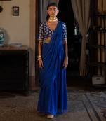 Tatva Embroidered Saree Set