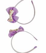 Cute Bow Multicolor Hairband Set of 2
