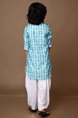 Vesham kurta with pathani suit set for boys 4