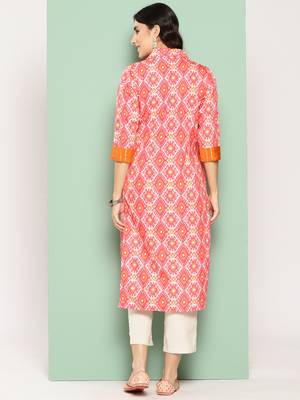 Ahalyaa
women ethnic motifs printed gotta patti crepe kurta 3