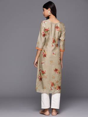 Ahalyaa women floral printed floral kurta 4
