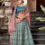 SKY BLUE RESHAM & ZARI EMBROIDERED SATIN DESIGNER BRIDAL WEDDING & PARTY WEAR FESTIVAL SEMI STITCHED LEHENGA