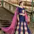 NAVY BLUE RESHAM EMBROIDERED SATIN DESIGNER BRIDAL WEDDING & PARTY WEAR FESTIVAL SEMI STITCHED LEHENGA