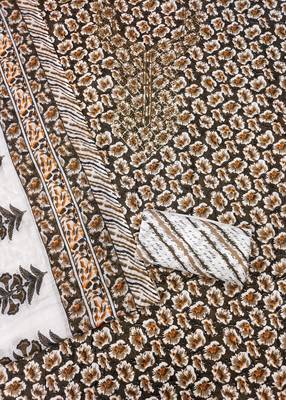 Women's multi designer print pc cotton dress material 2