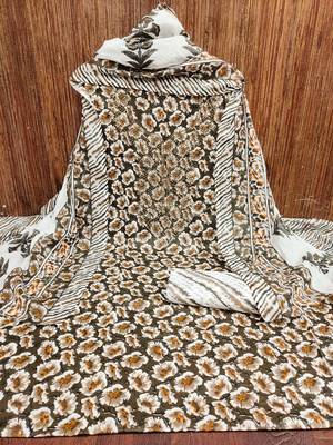 Women's multi designer print pc cotton dress material 3