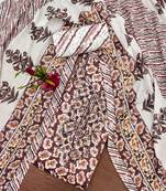 Women's multi designer print pc cotton dress material